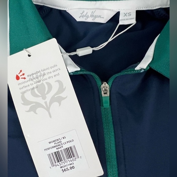 Lady Hagen Long Sleeve Golf Polo - Picture 4 of 7